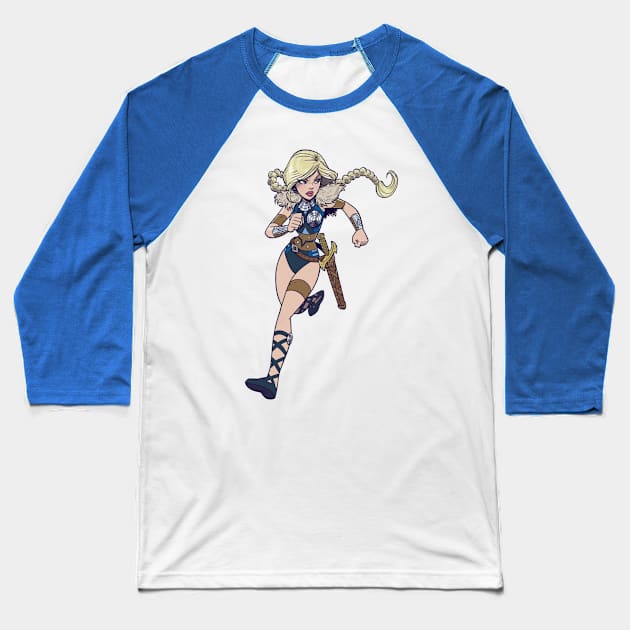 Valkyrie Baseball T-Shirt by DCMiller01